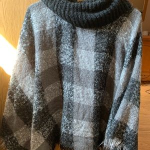 Cowl Neck Poncho